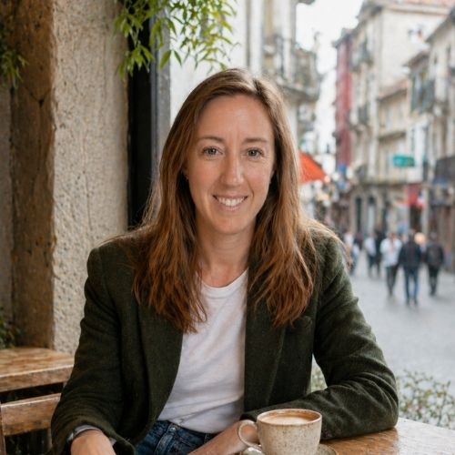 Retrato de Sara Marín de Sm de social Media generado con IA